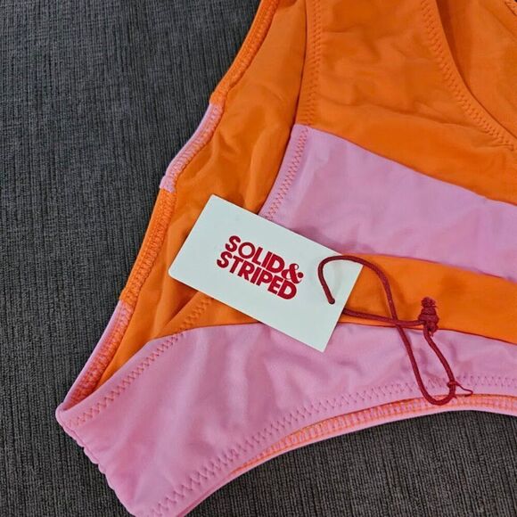 Solid & Striped The Randall Butterluxe Colorblock One Piece Swimsuit Size Medium - Picture 7 of 15